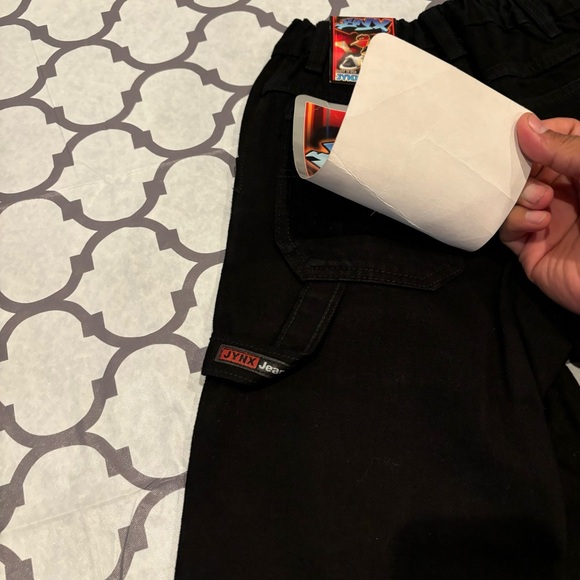 Vintage Jynx Jeans Kids 5-6 Made In USA Y2K Baggy Wide JNCO Skater Rare New - Picture 3 of 14